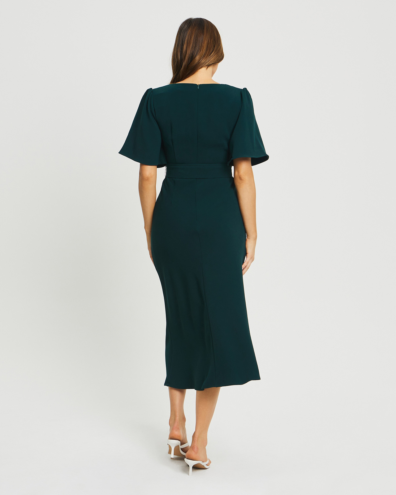 Carin Green Wrap Dress