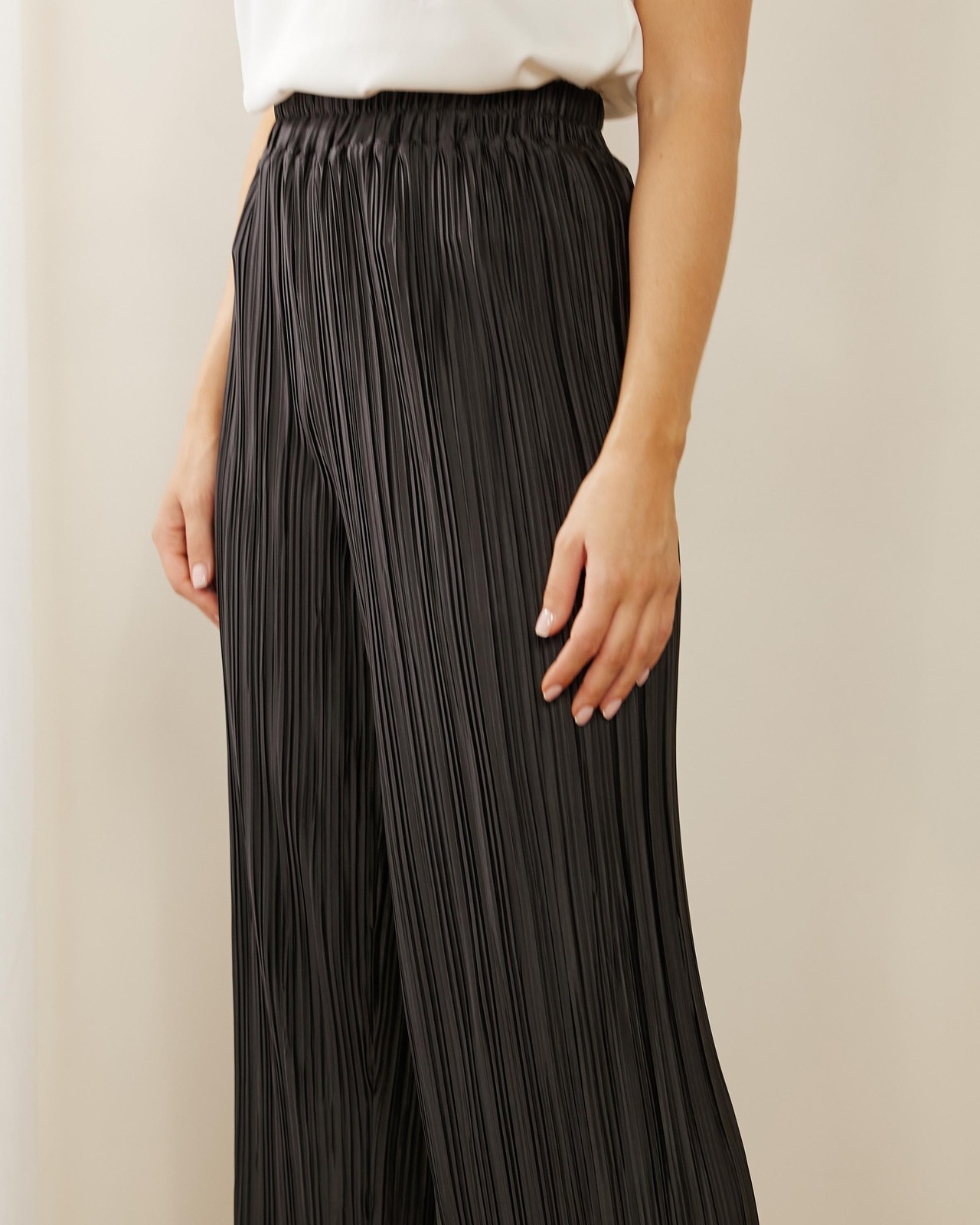 Cosette Plisse Crop Pants