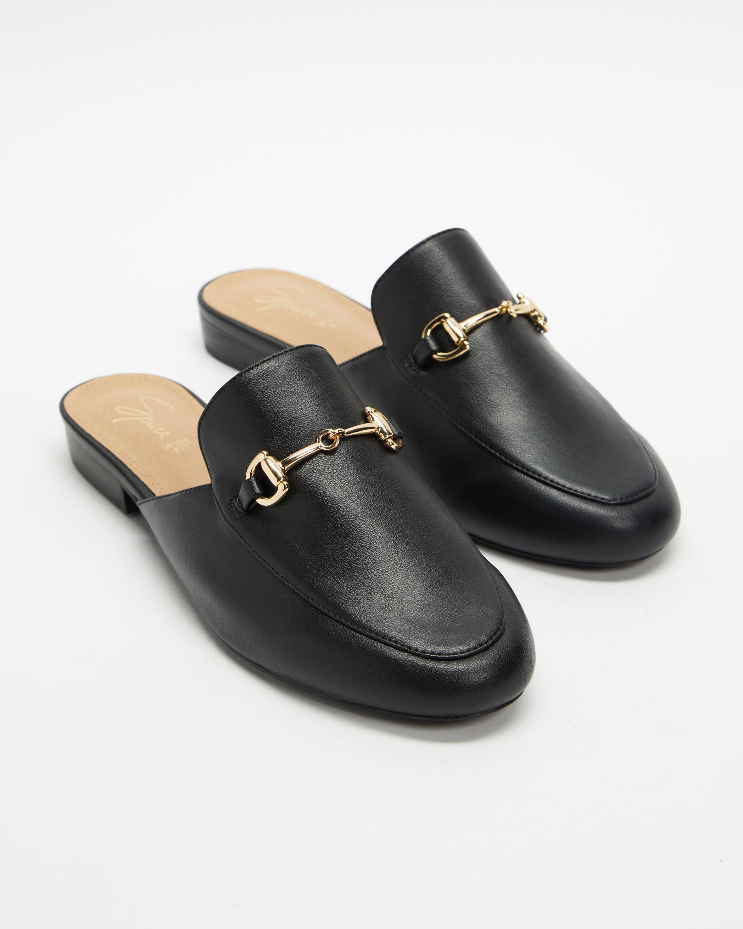 SPURR Sim Wide Fit Mules AirRobe