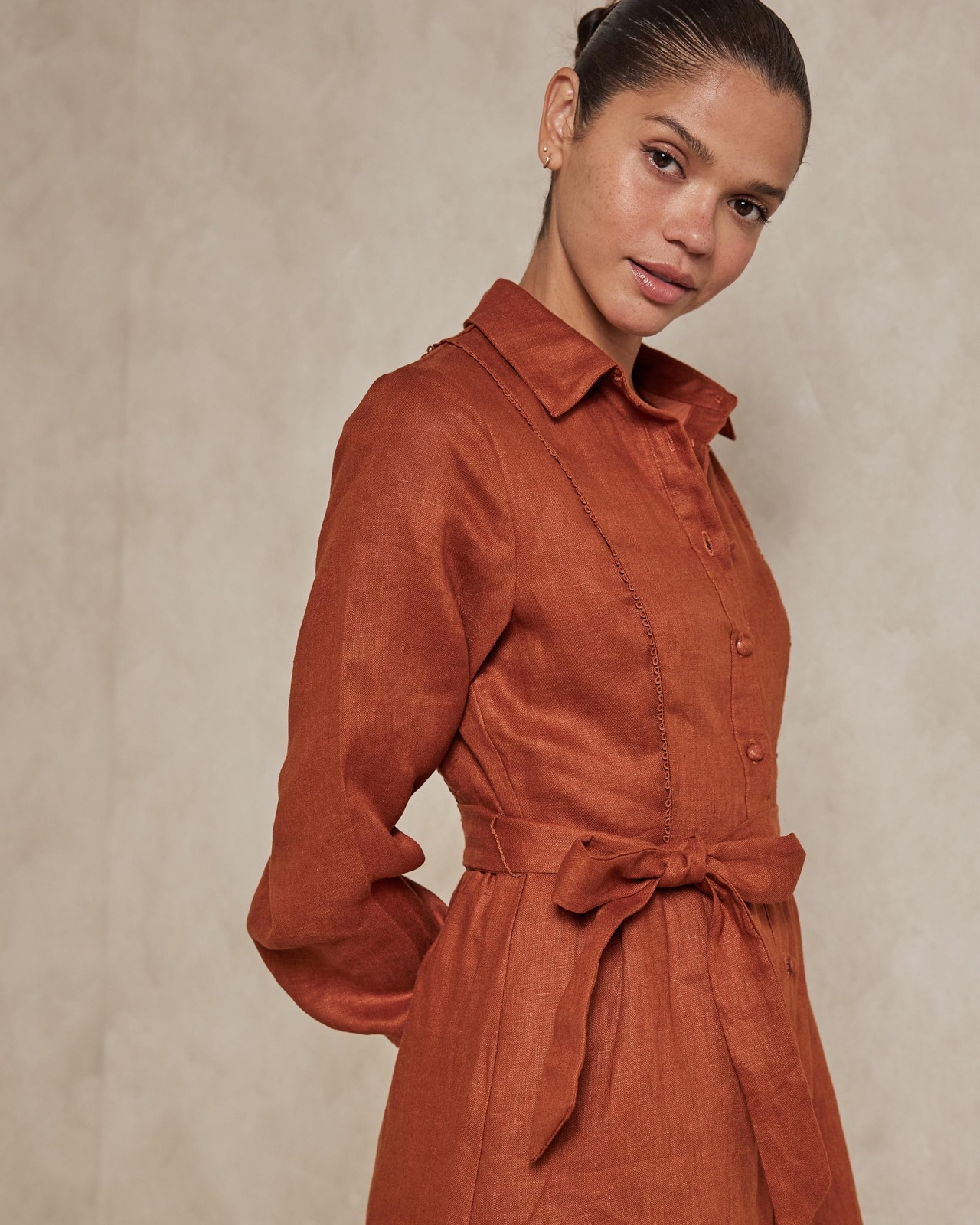 Linen Shirt Dress AirRobe