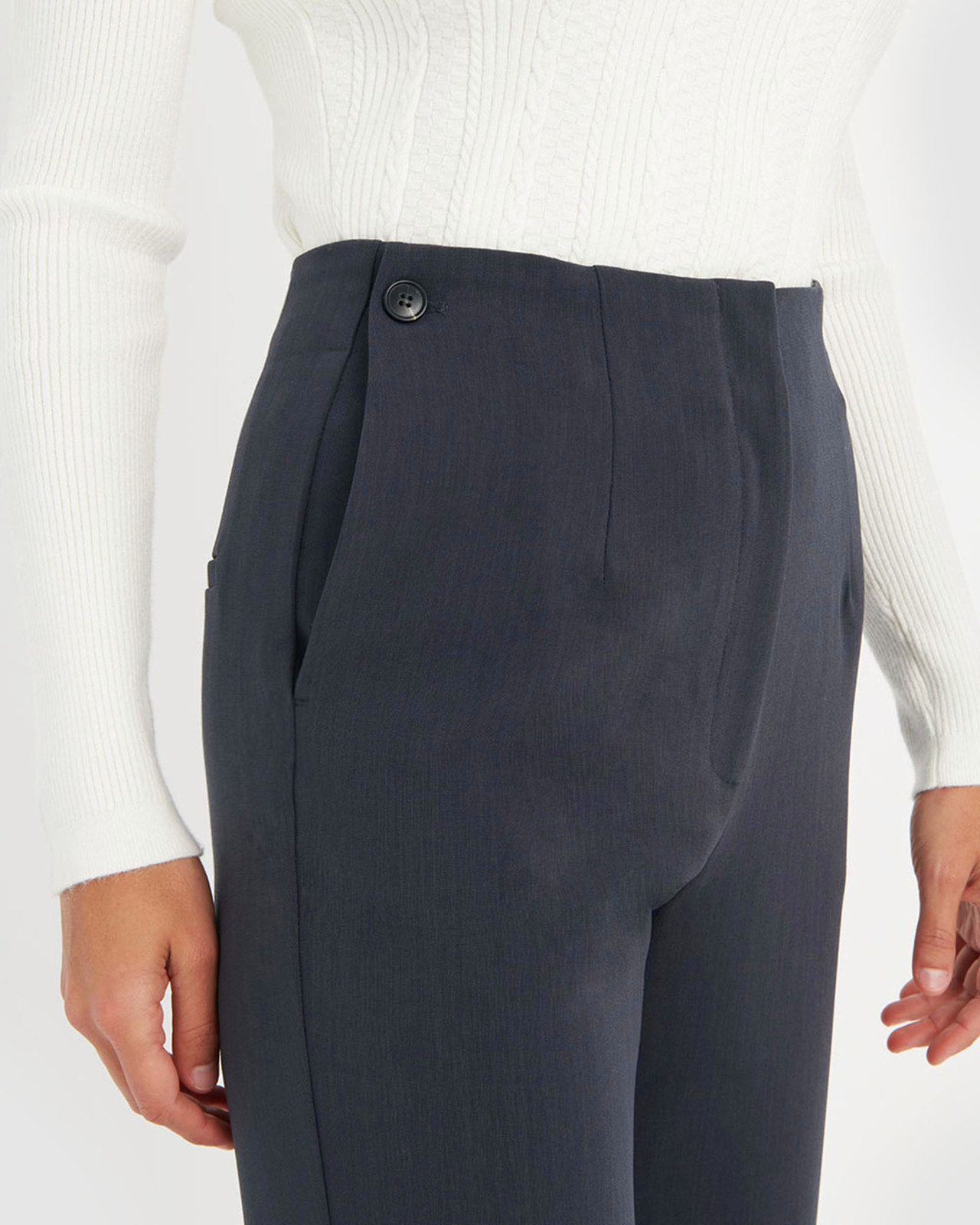Nina High-Waist Straight Leg Pant