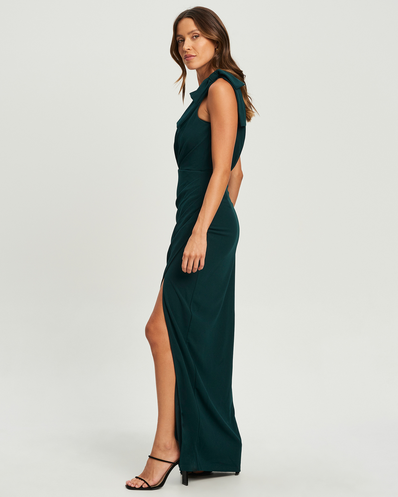 kali maxi dress KALI Keyhole Sequin Maxi Dress in ONYX – OFUURE