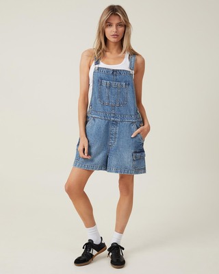Cotton On Cargo Shorts Denim Overalls - AirRobe