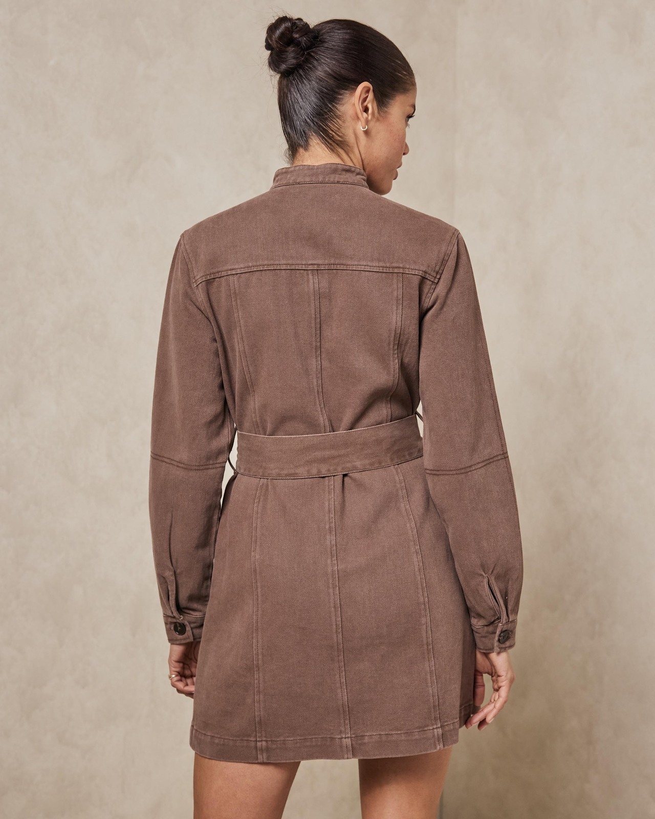 Organic Cotton Belted Dress