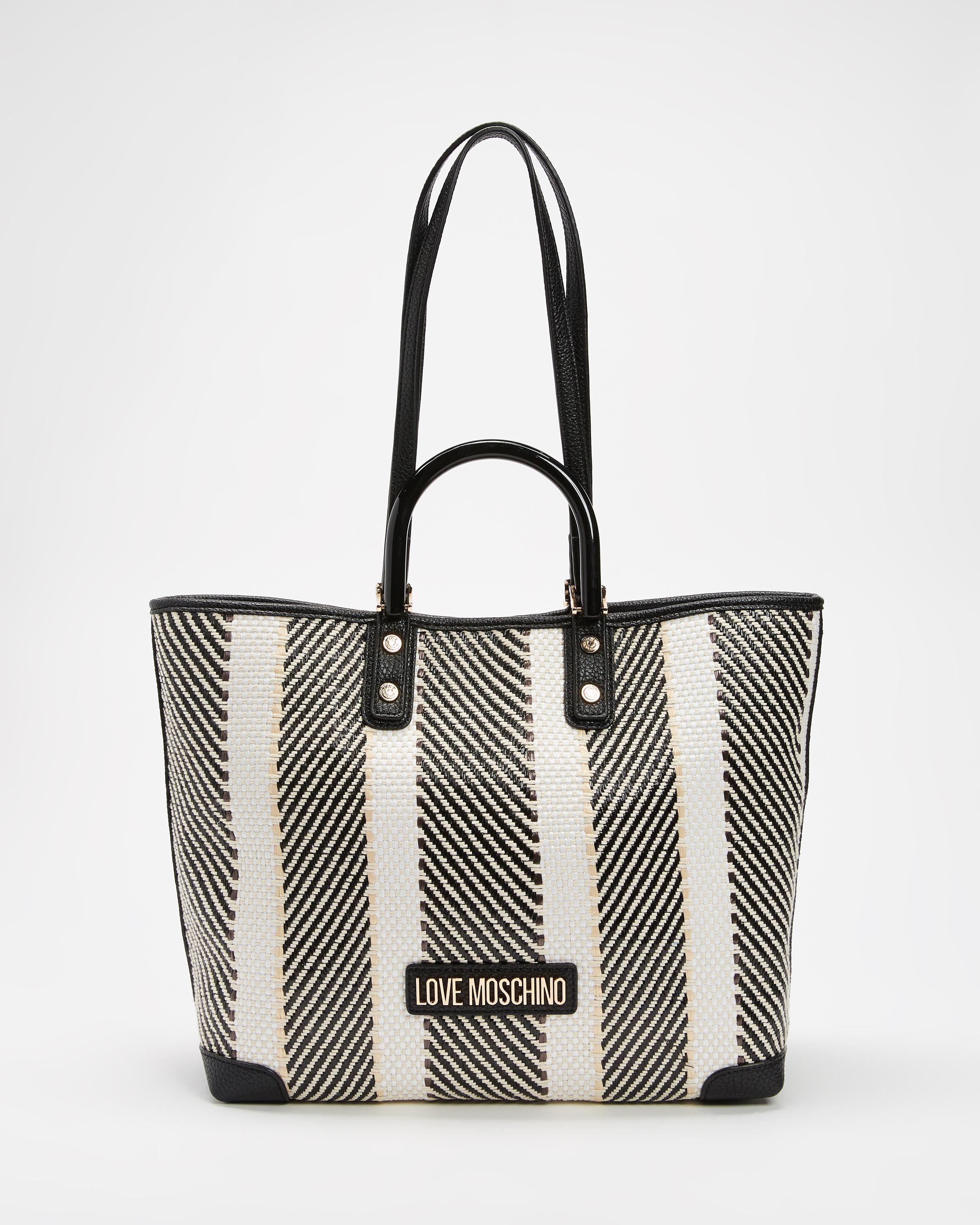 トートバッグ LOVE MOSCHINO Borsa LOVE MOSCHINO Borsa Woven PU Tote Bag - AirRobe