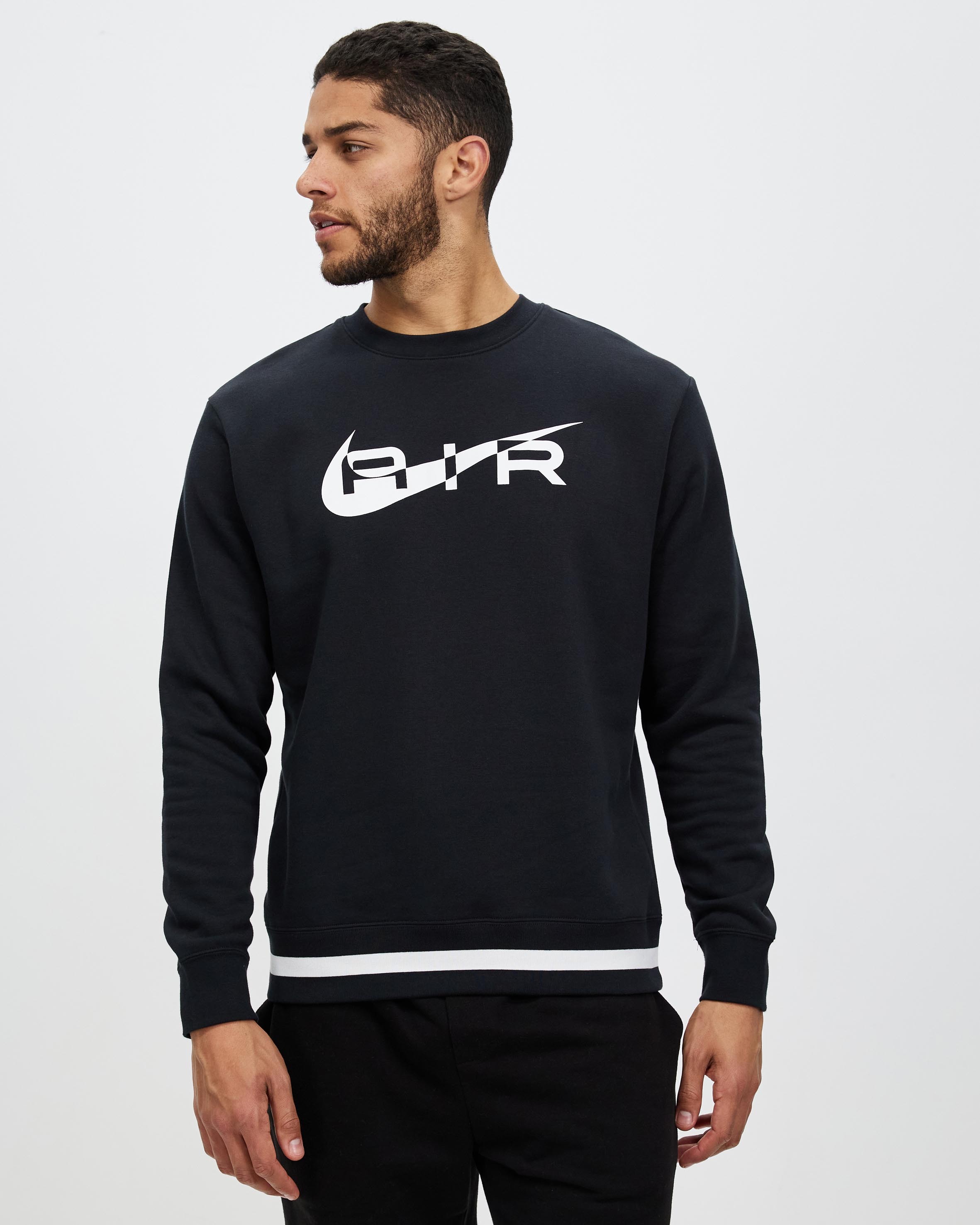 nike sweatshirt air fleece crew