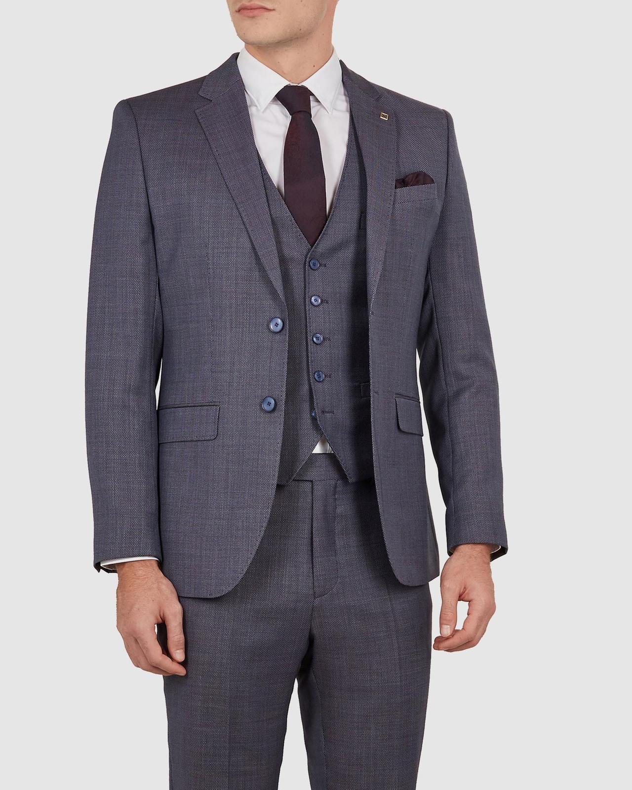 Bekdebw Debonair Birdseye Waistcoat