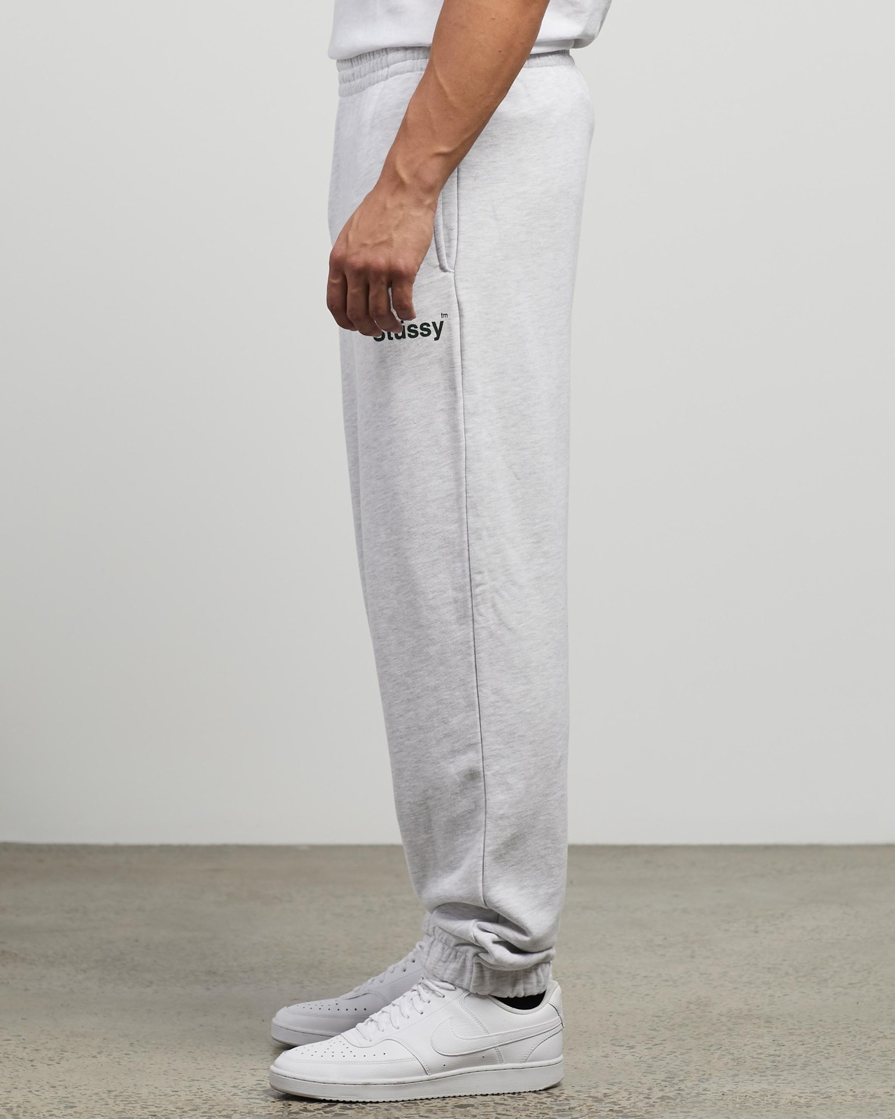 Text Fleece Trackpants