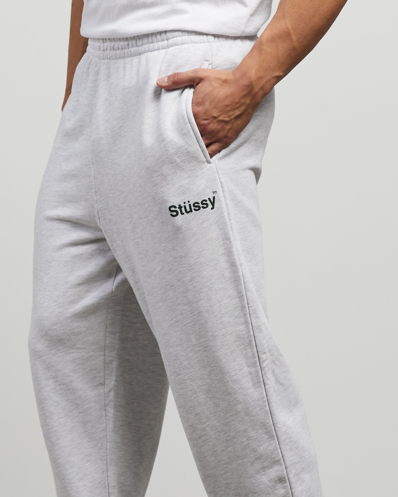 Text Fleece Trackpants