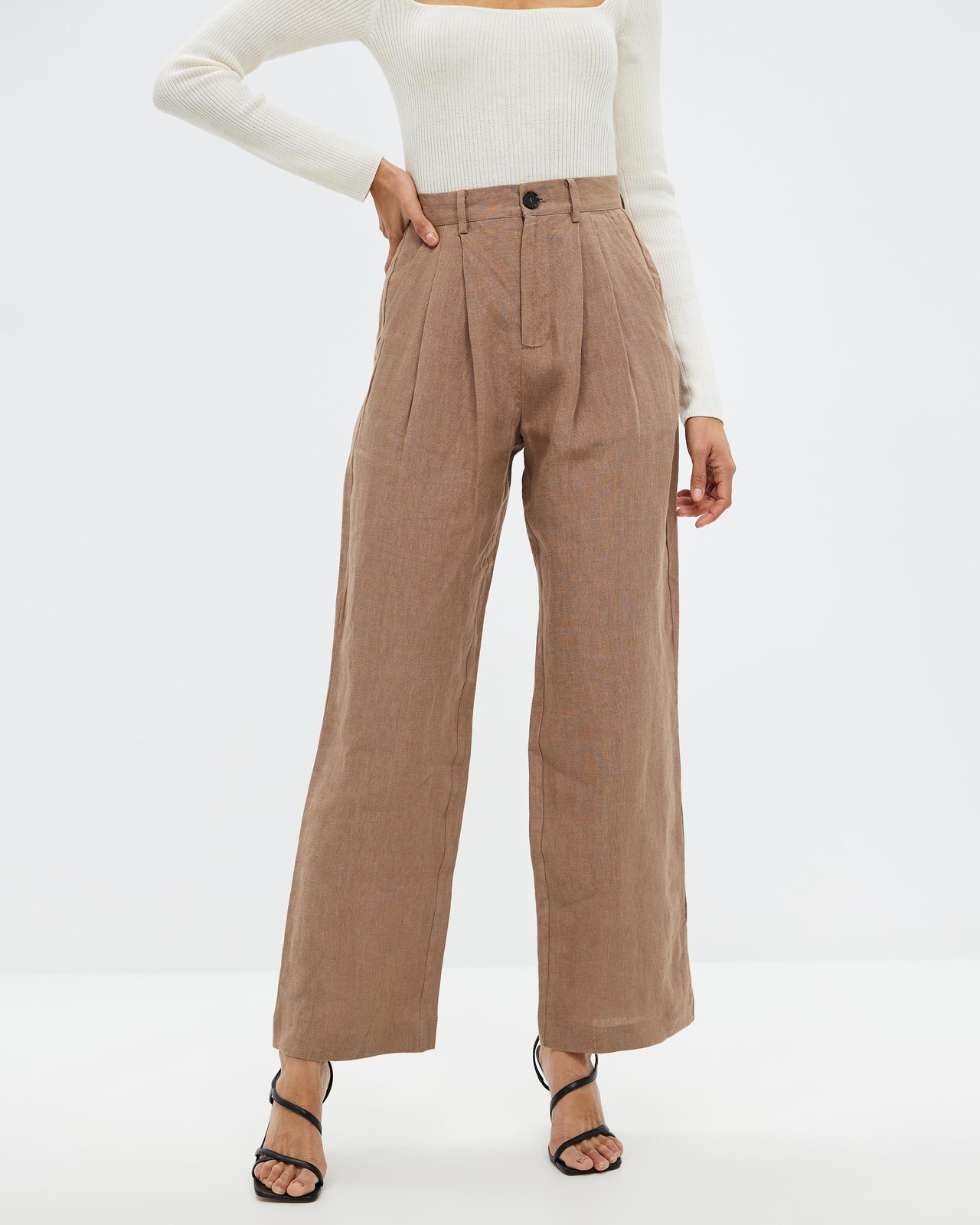 LOULOU DE SAISON Samur High-rise Straight-leg Organic Jeans