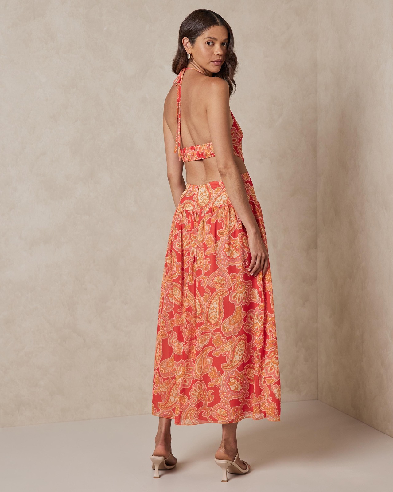 Drop Waist Cut Out Dress