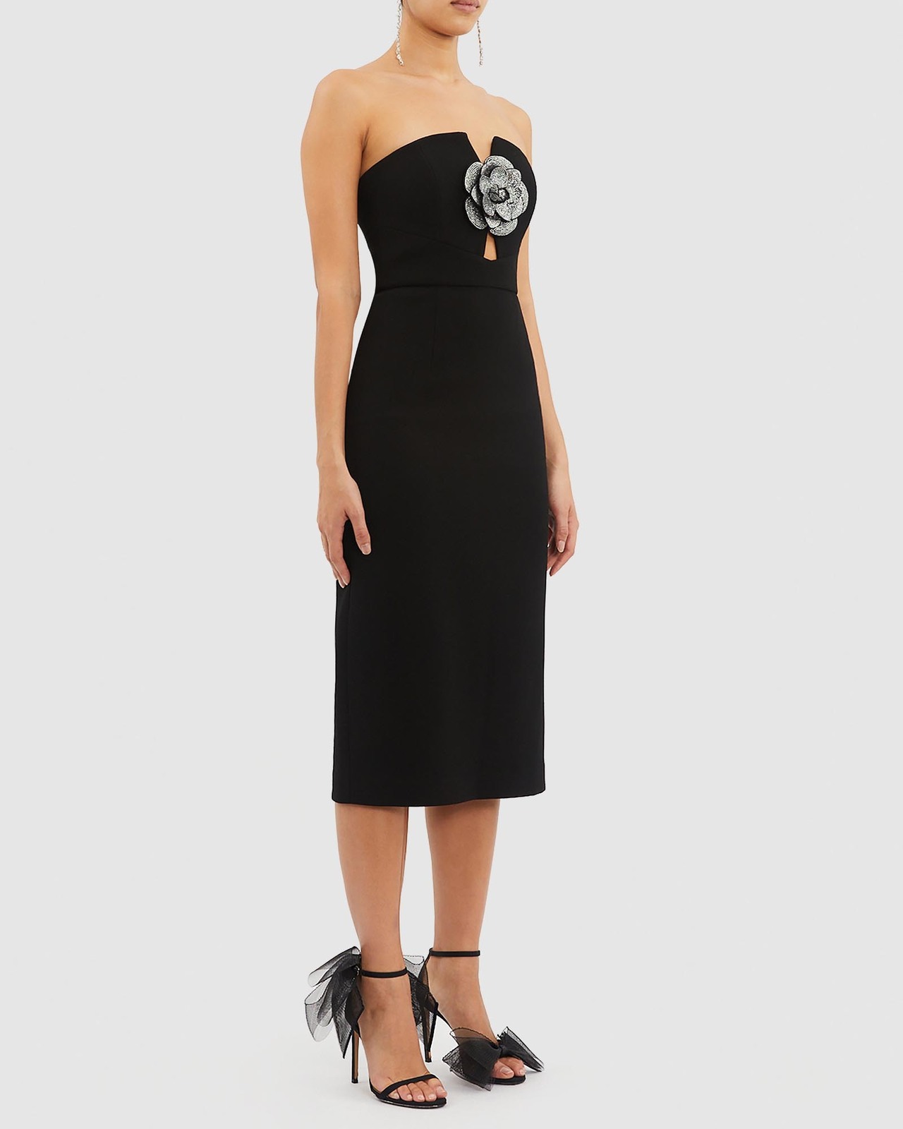 Yvonne Flower Midi Dress