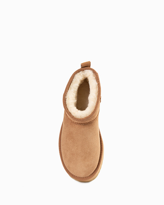 OZWEAR CONNECTION Ugg サボ Unisex Short Classic Suede Ugg Boots - Sheepskin | Ozwear Ugg