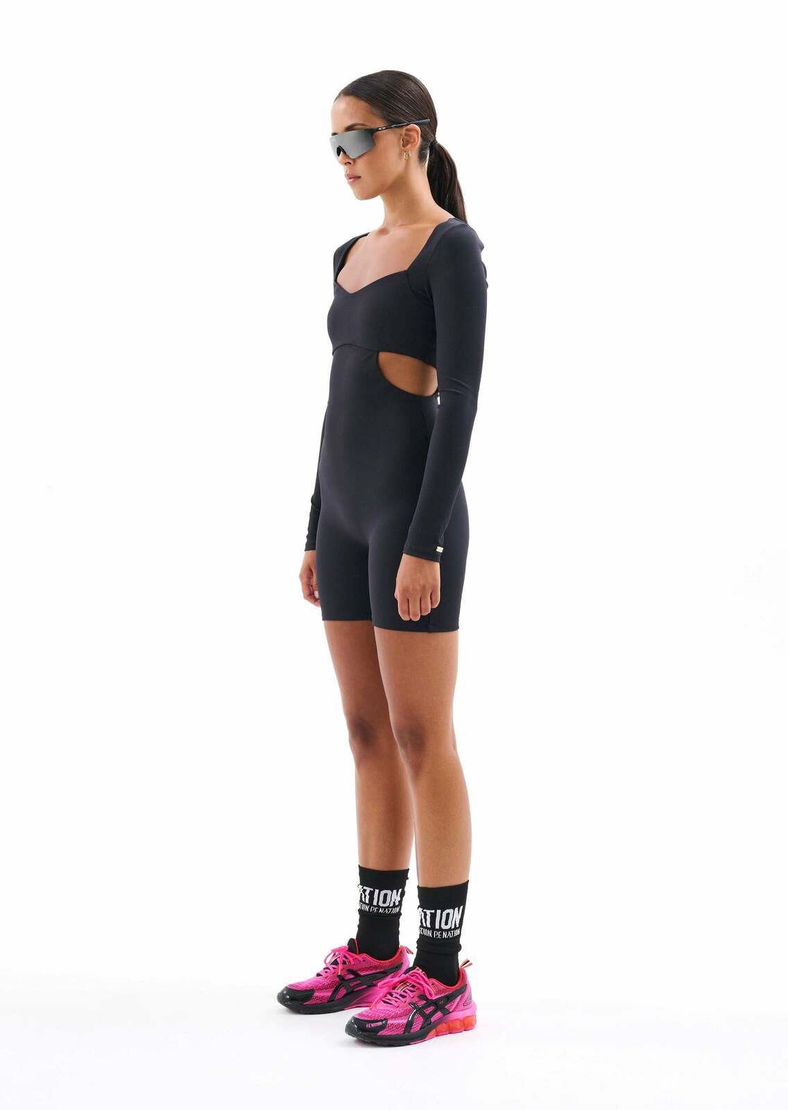 FINAL FOUR UNITARD IN BLACK