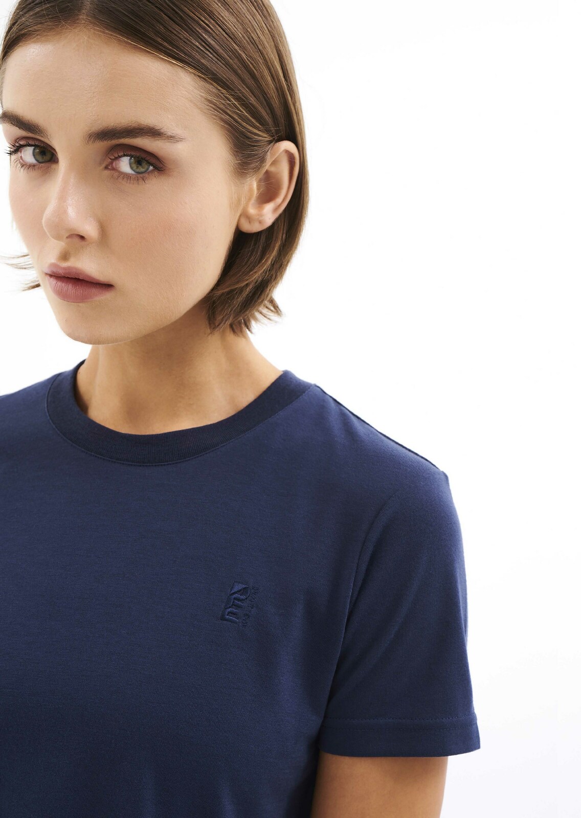 PRIMARY SLIM FIT TEE IN DARK NAVY