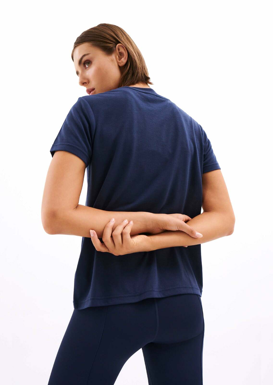 PRIMARY SLIM FIT TEE IN DARK NAVY