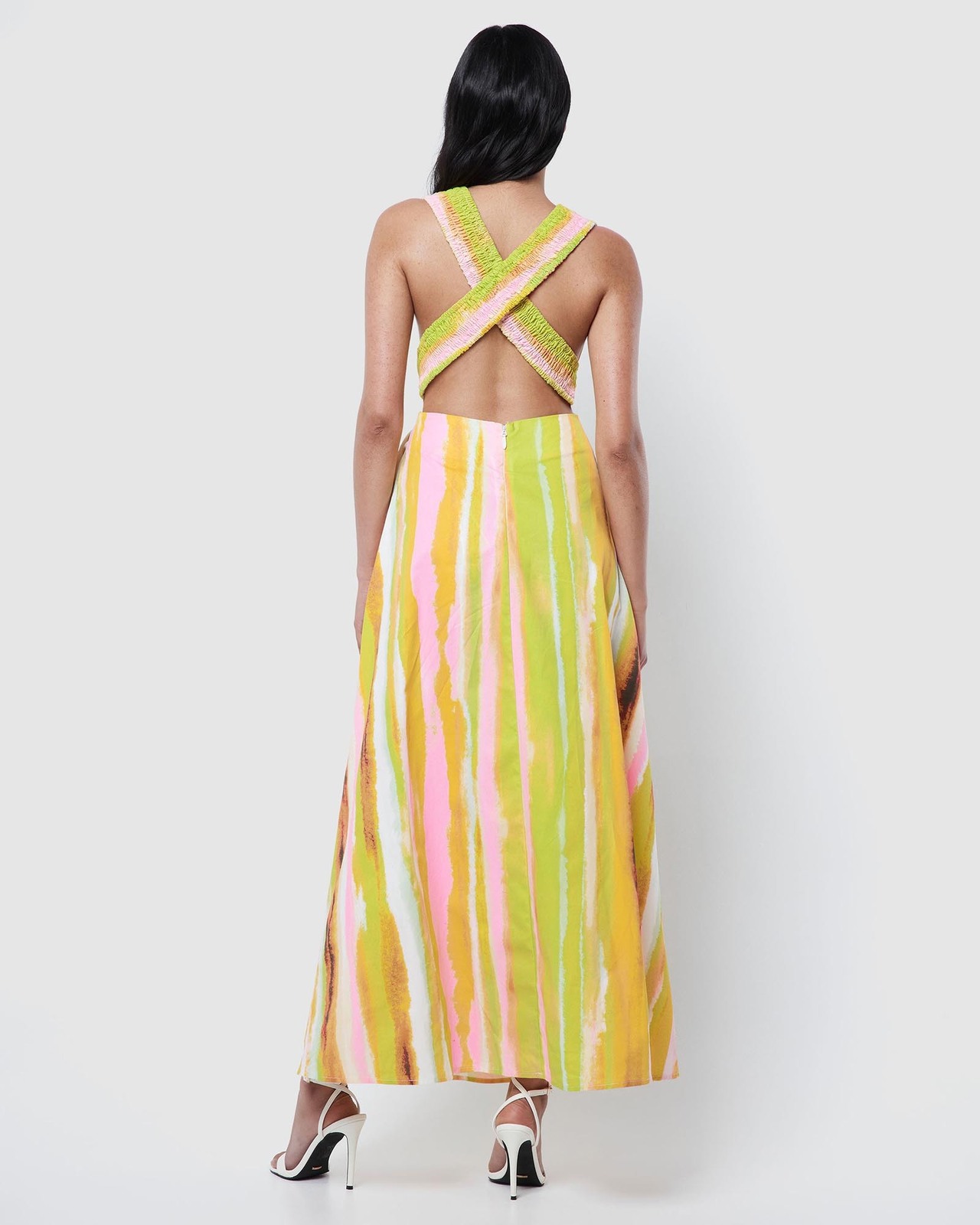 Sundream Cross Back Maxi Dress