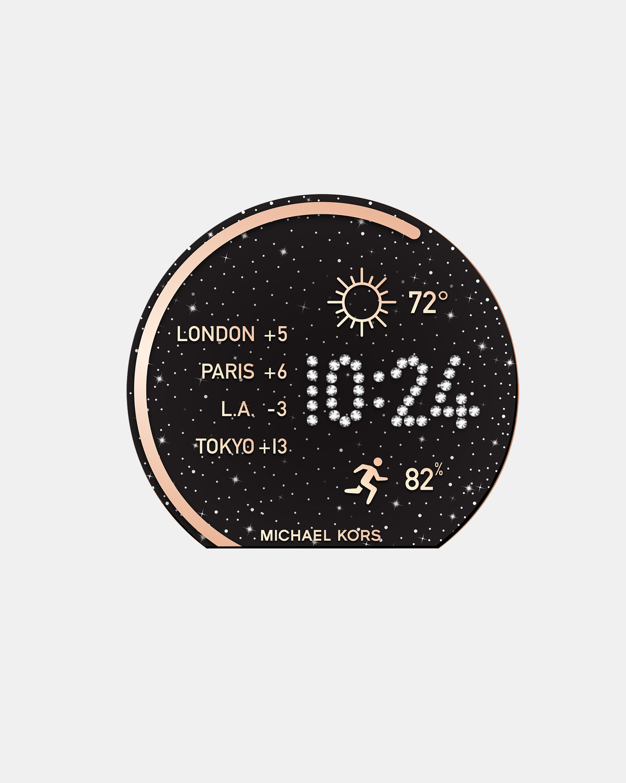 Smartwatch Bradshaw Rose Gold-Tone