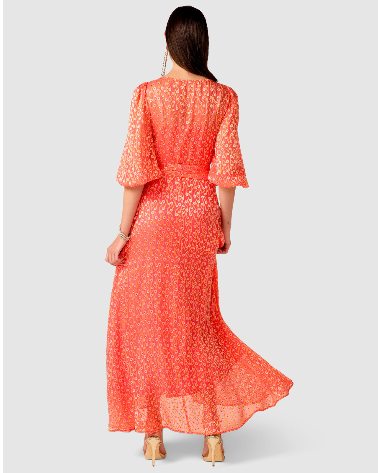 orange grove dress Orange Grove Midi Dress Char Lee