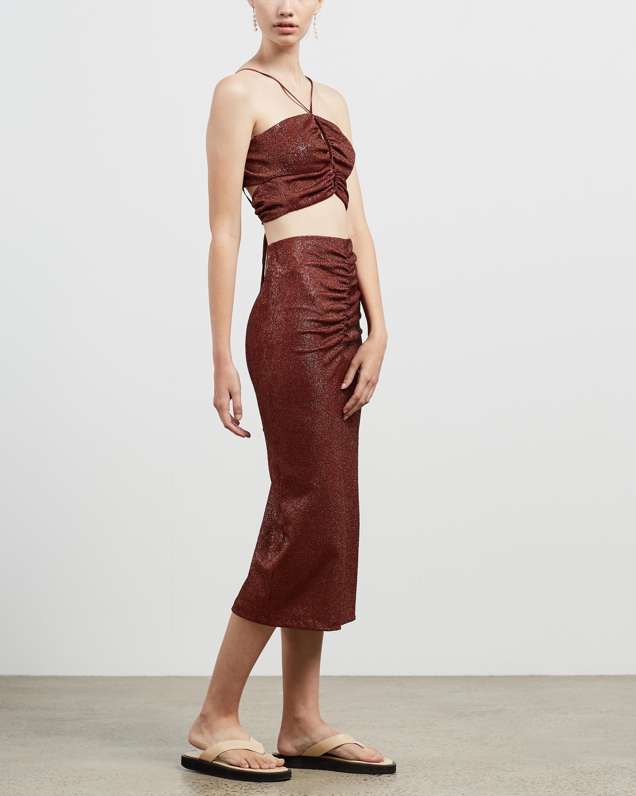 Night Fever Midi Skirt