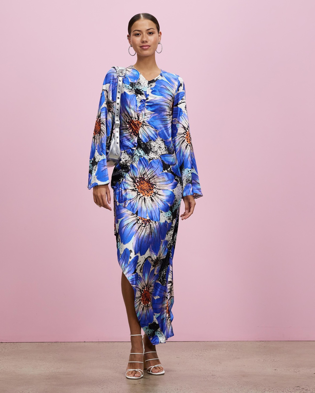TOPSHOP Long Sleeve Midi Dress - AirRobe