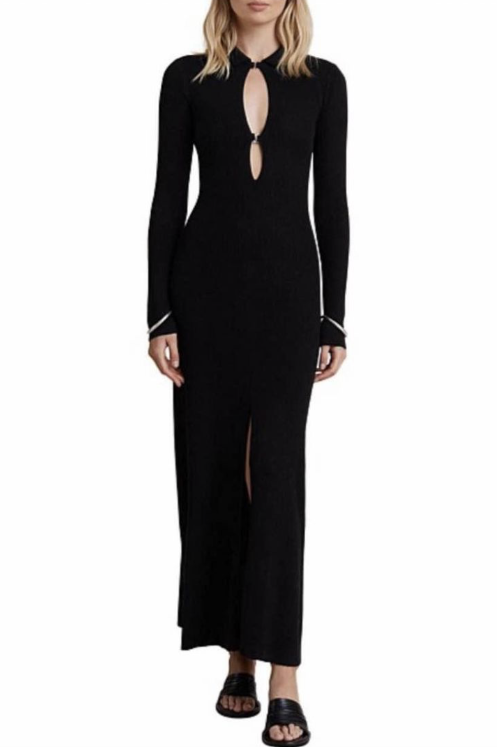Mickey Knit Black Maxi