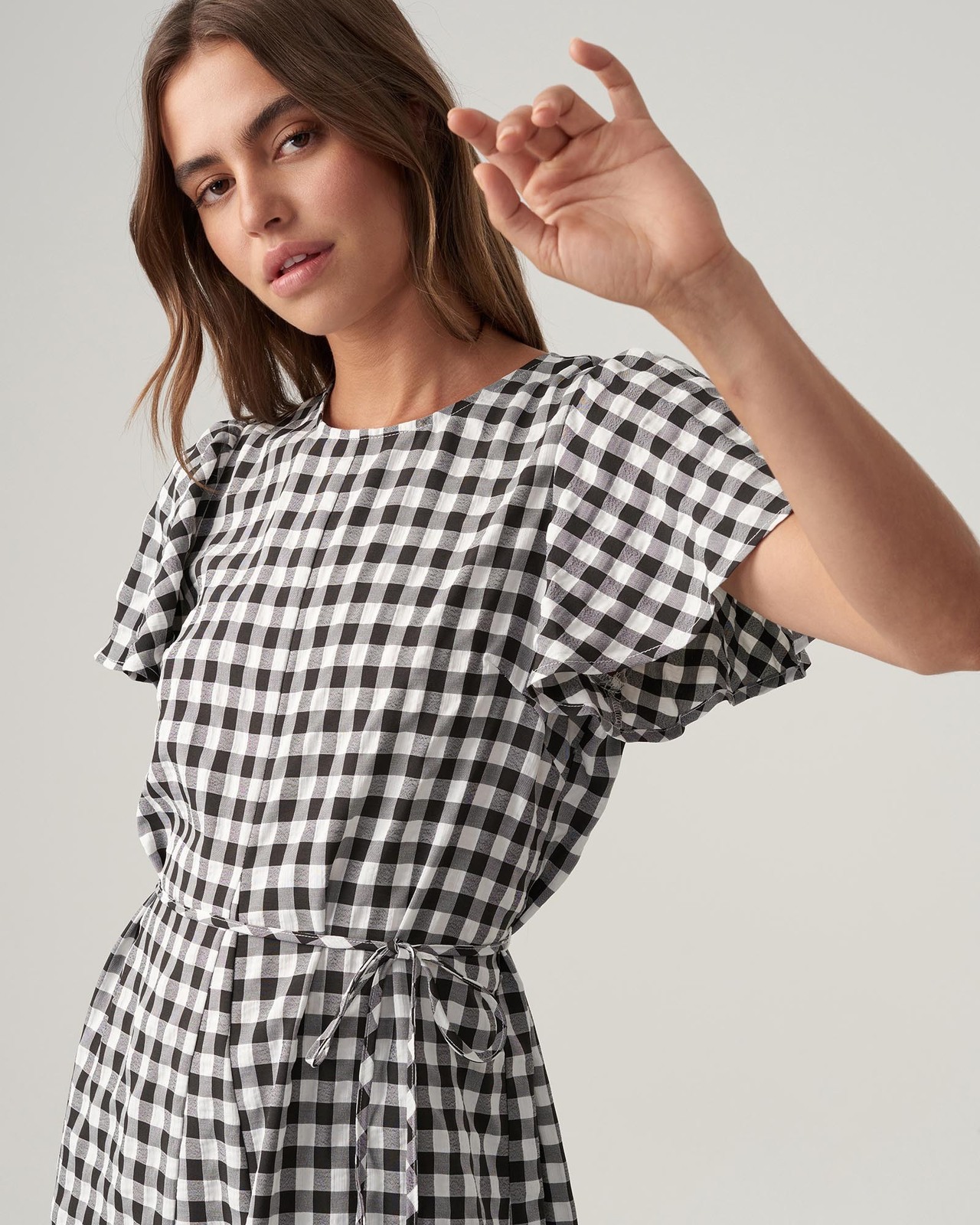 knee length dresses for ladies Aiden Leaf Print Midi Dress-CURVY  Missy's Boutique