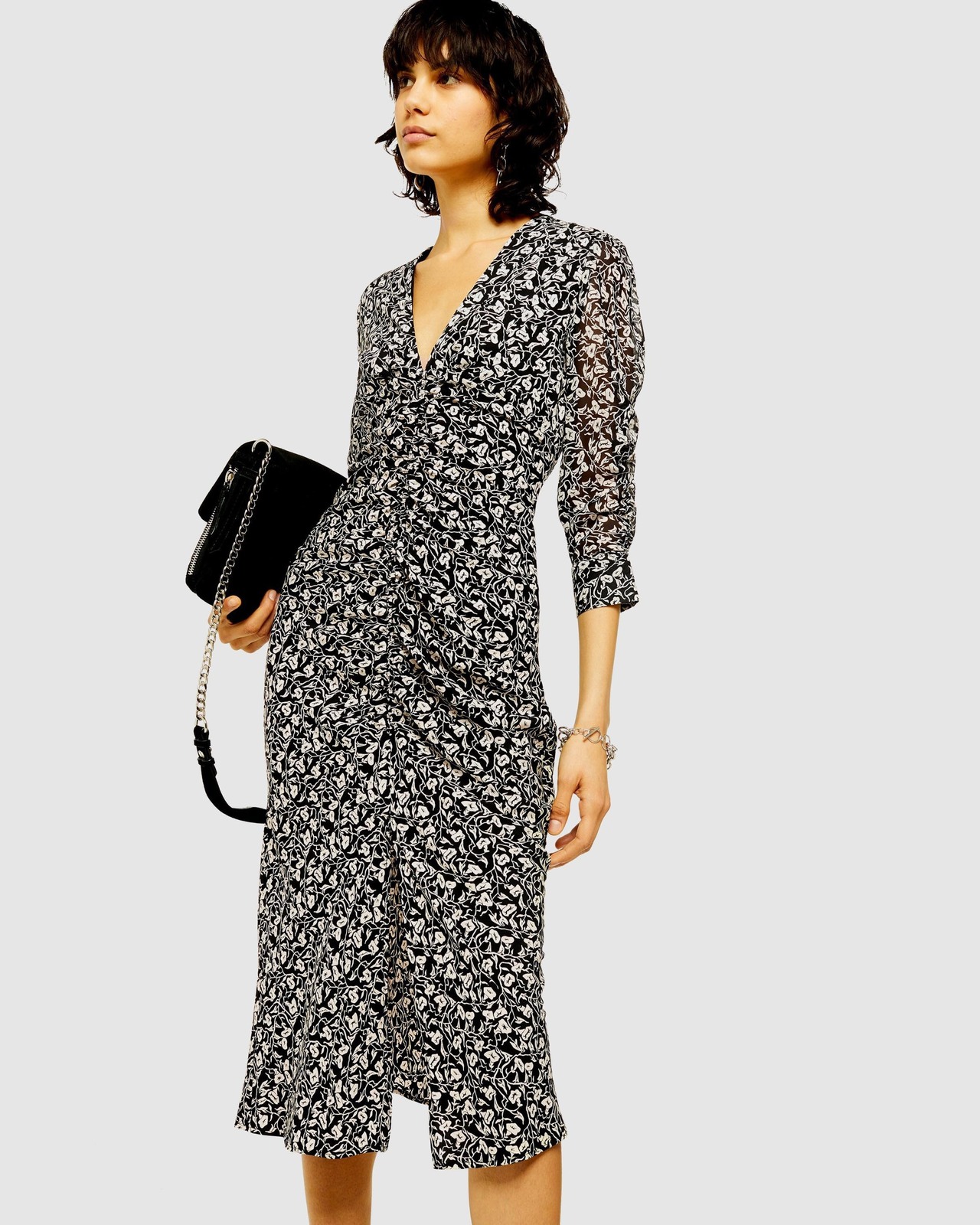 knee length dresses for ladies Zafira Long Halter Dress