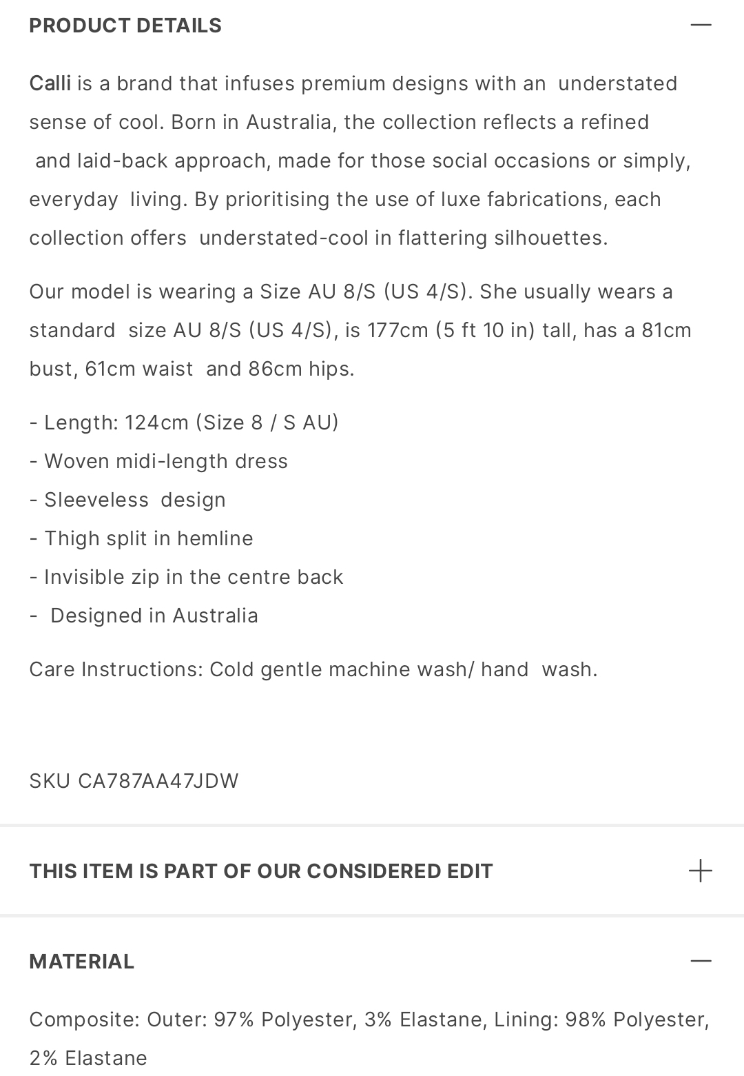aluna midi dress