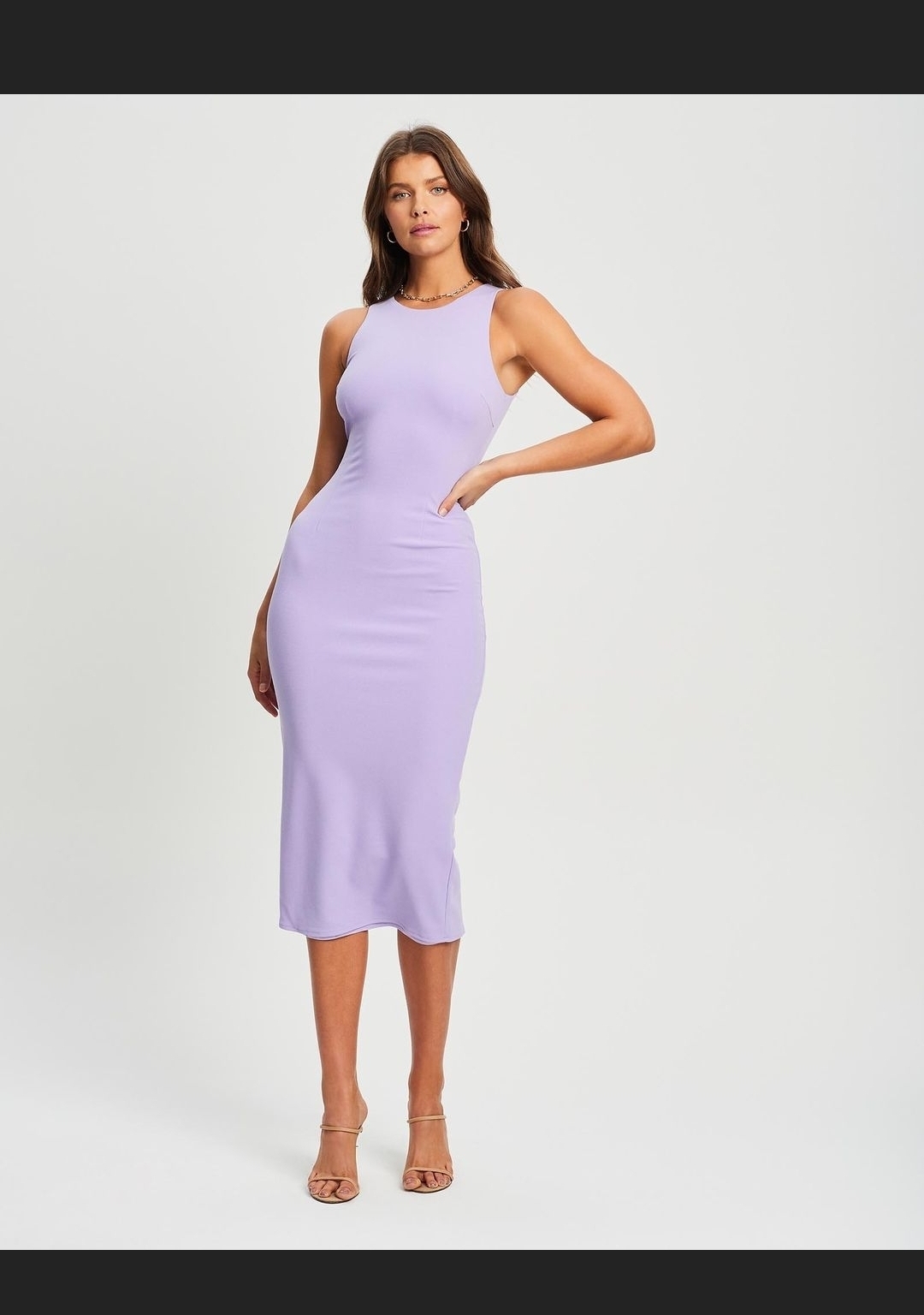 knee length dresses for ladies Kiana Halter Maxi Dress main image 0