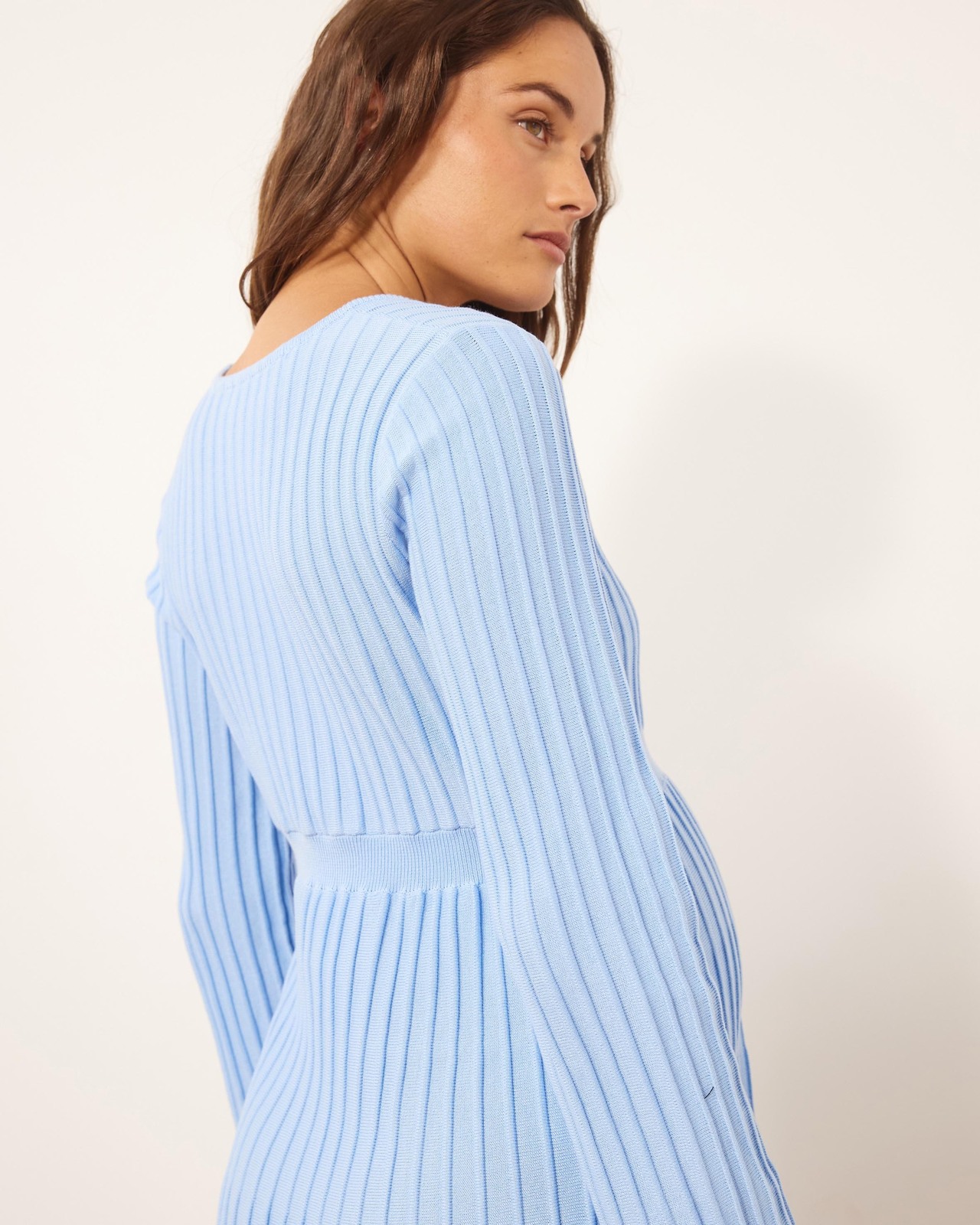 Atmos&Here Maternity Maternity Gaelle Long Sleeve Knit Dress AirRobe
