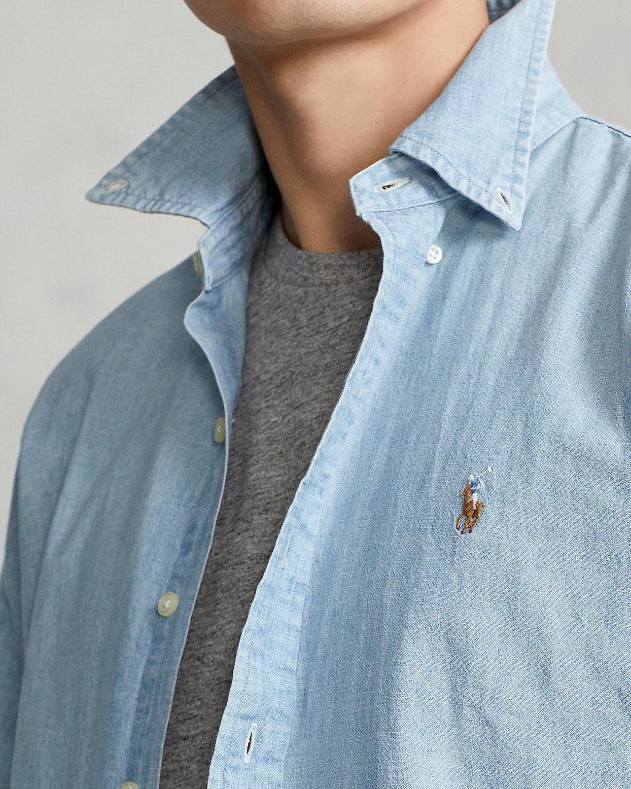 Chambray Sport Shirt