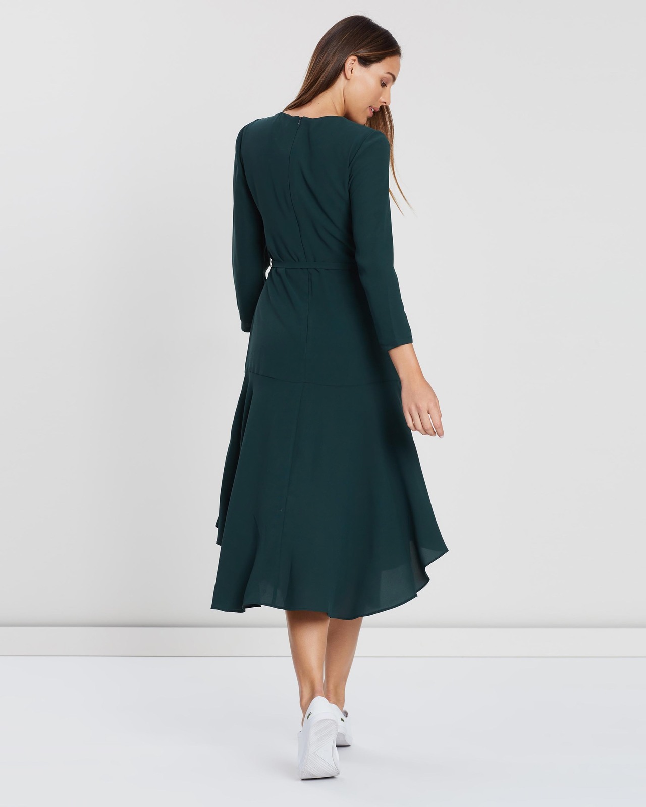 Juliet Long Sleeve Asymmetric Dress
