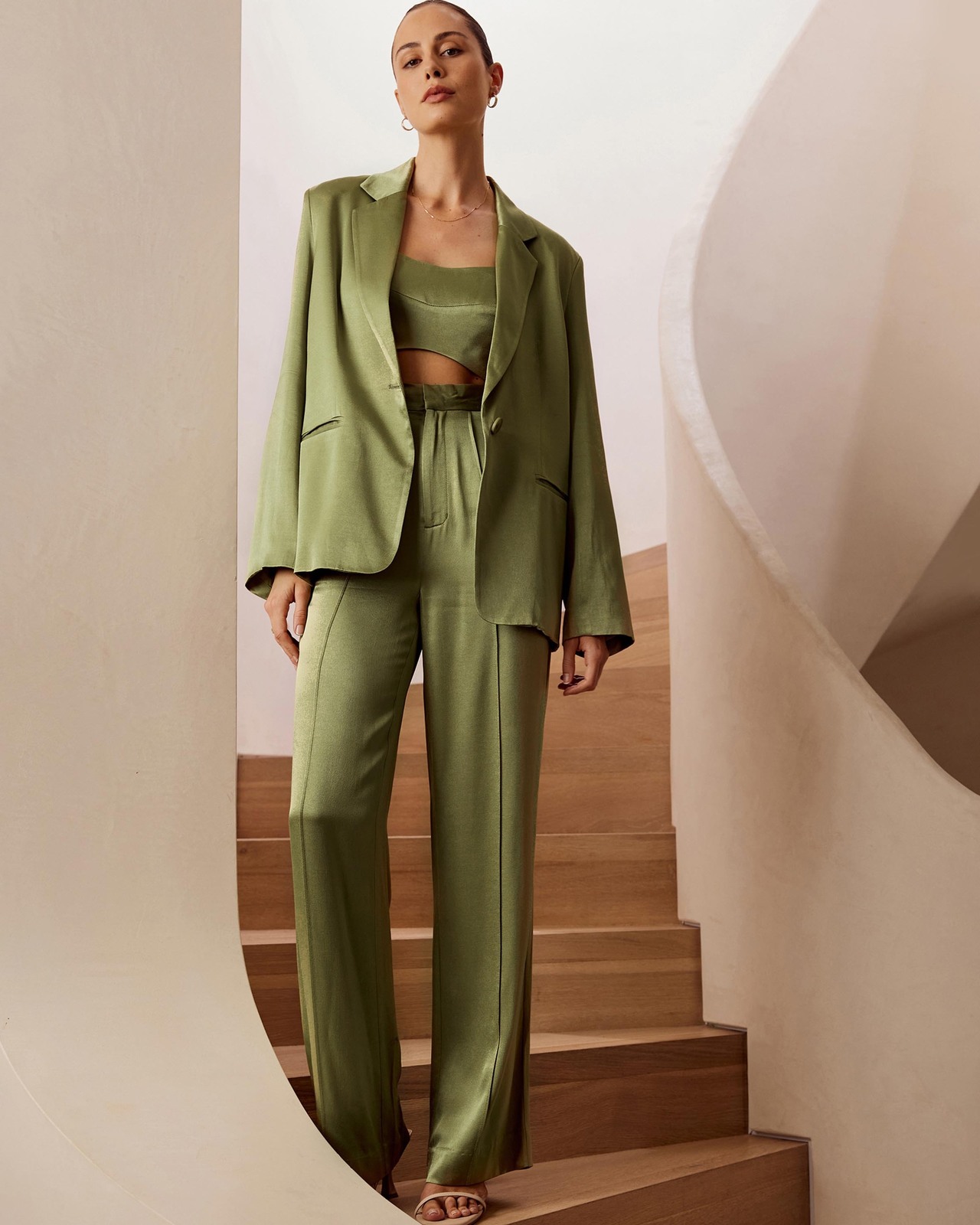 Satin Blazer
