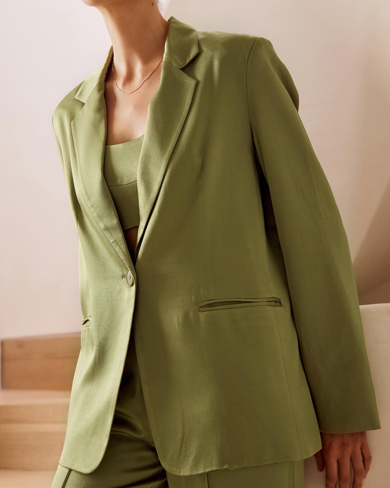 Satin Blazer