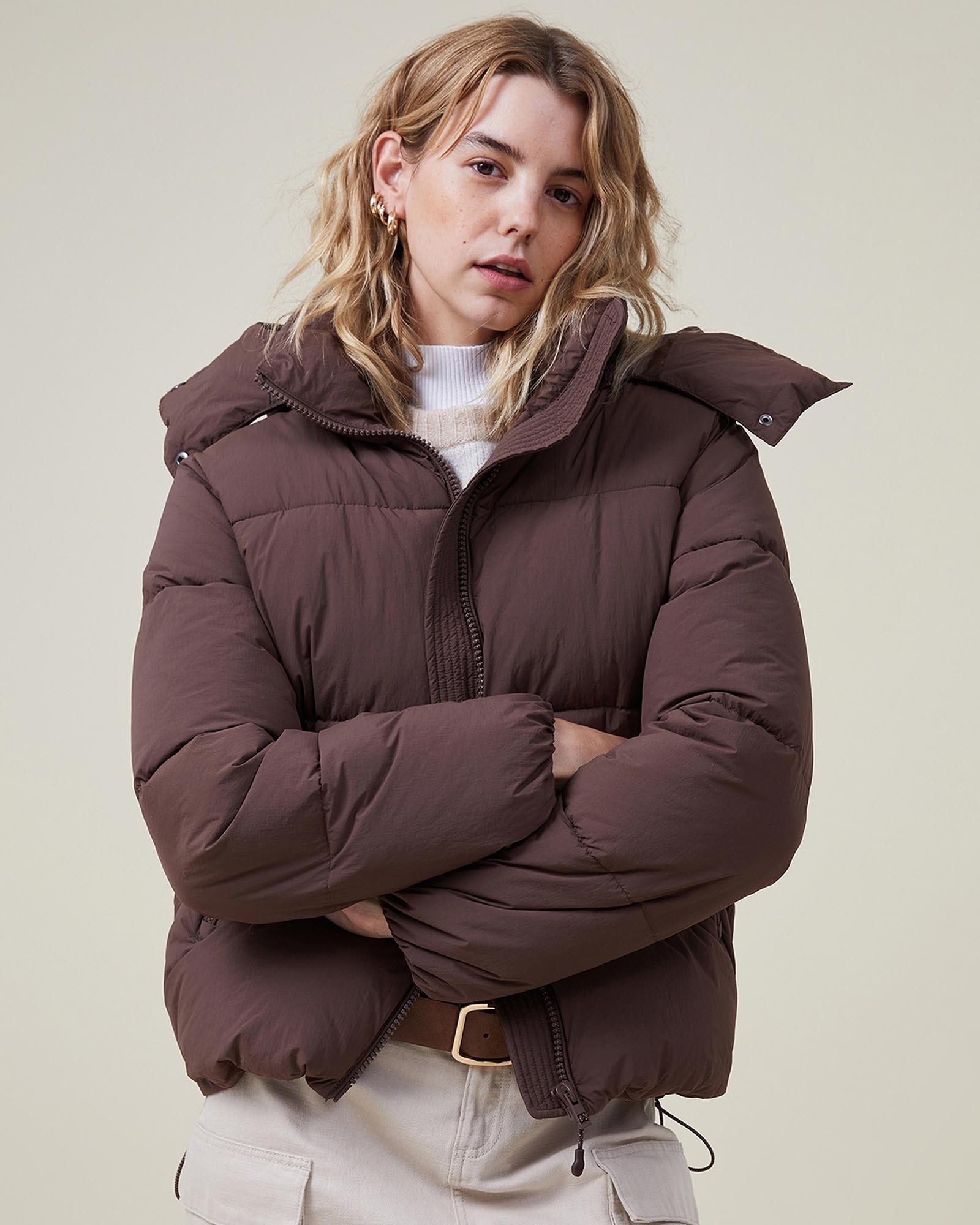 cozy brown jacket outer / 大人s（mom） cozy brown jacket outer / 大人s（mom） cozy brown jacket