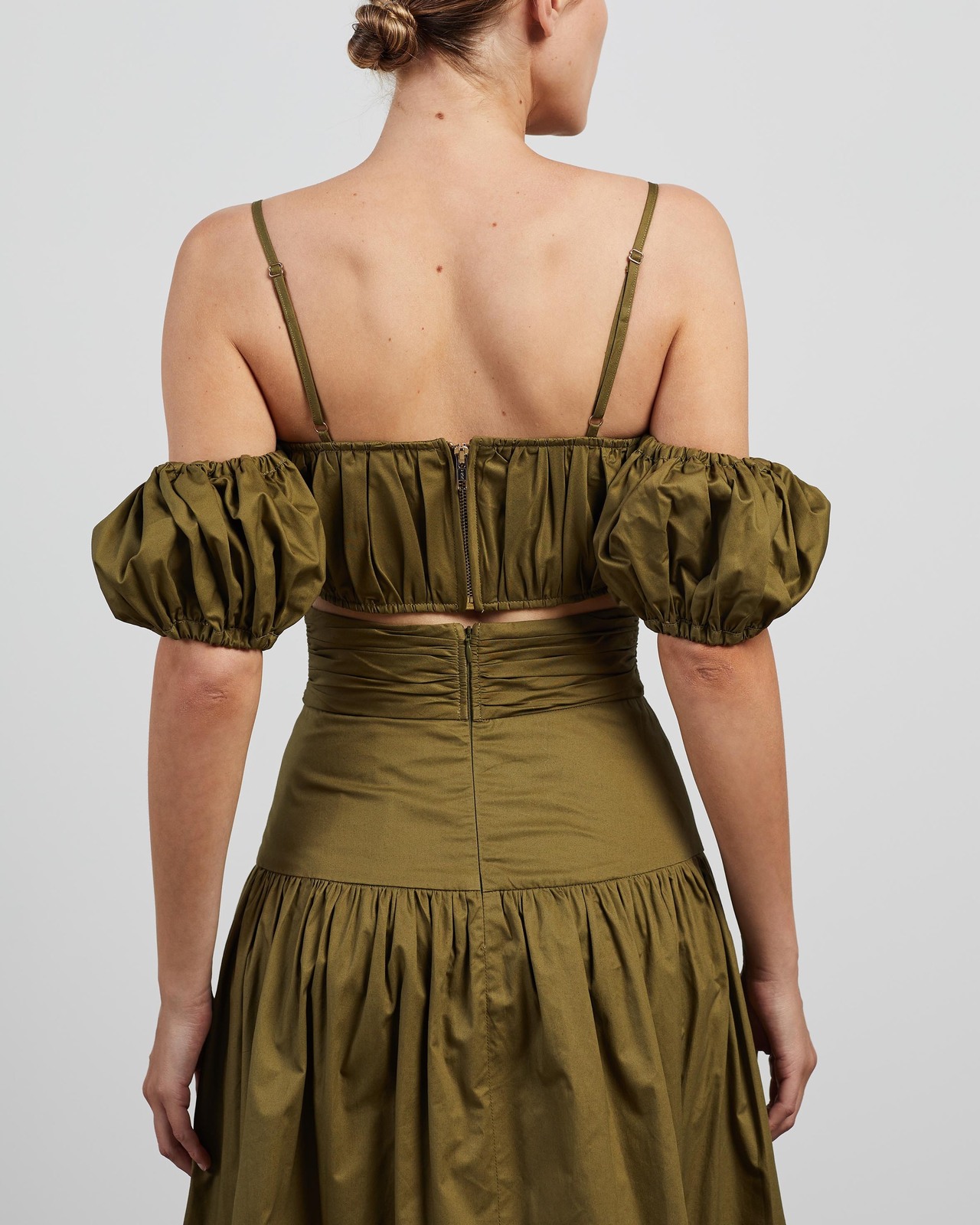 Amaia Ruched Crop Top