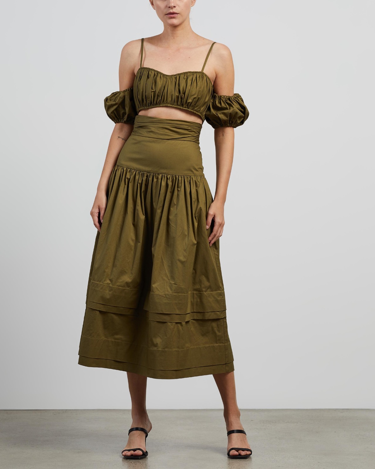 Amaia Ruched Crop Top