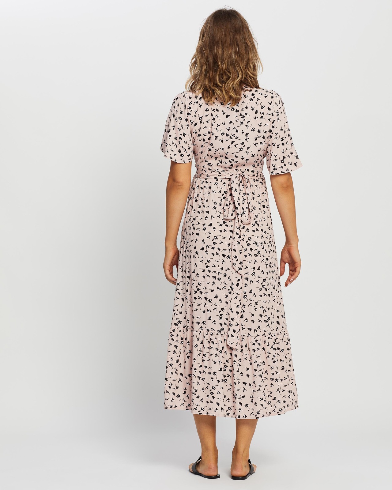 Seraphine Shona Wrap Midi Dress - AirRobe Seraphine Shona Wrap Midi Dress - AirRobe