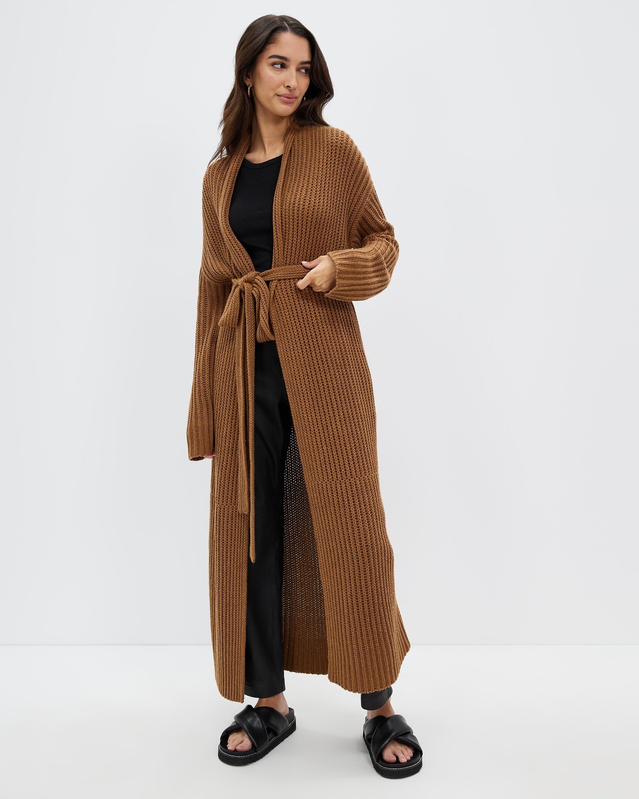 Longline Cashmere Cardigan