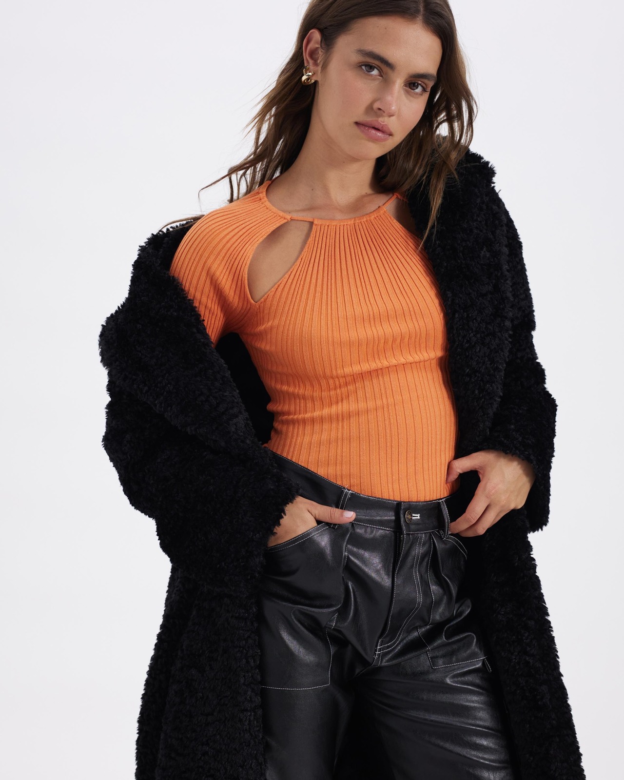 Cuddle Me Oversized Longline Teddy Coat
