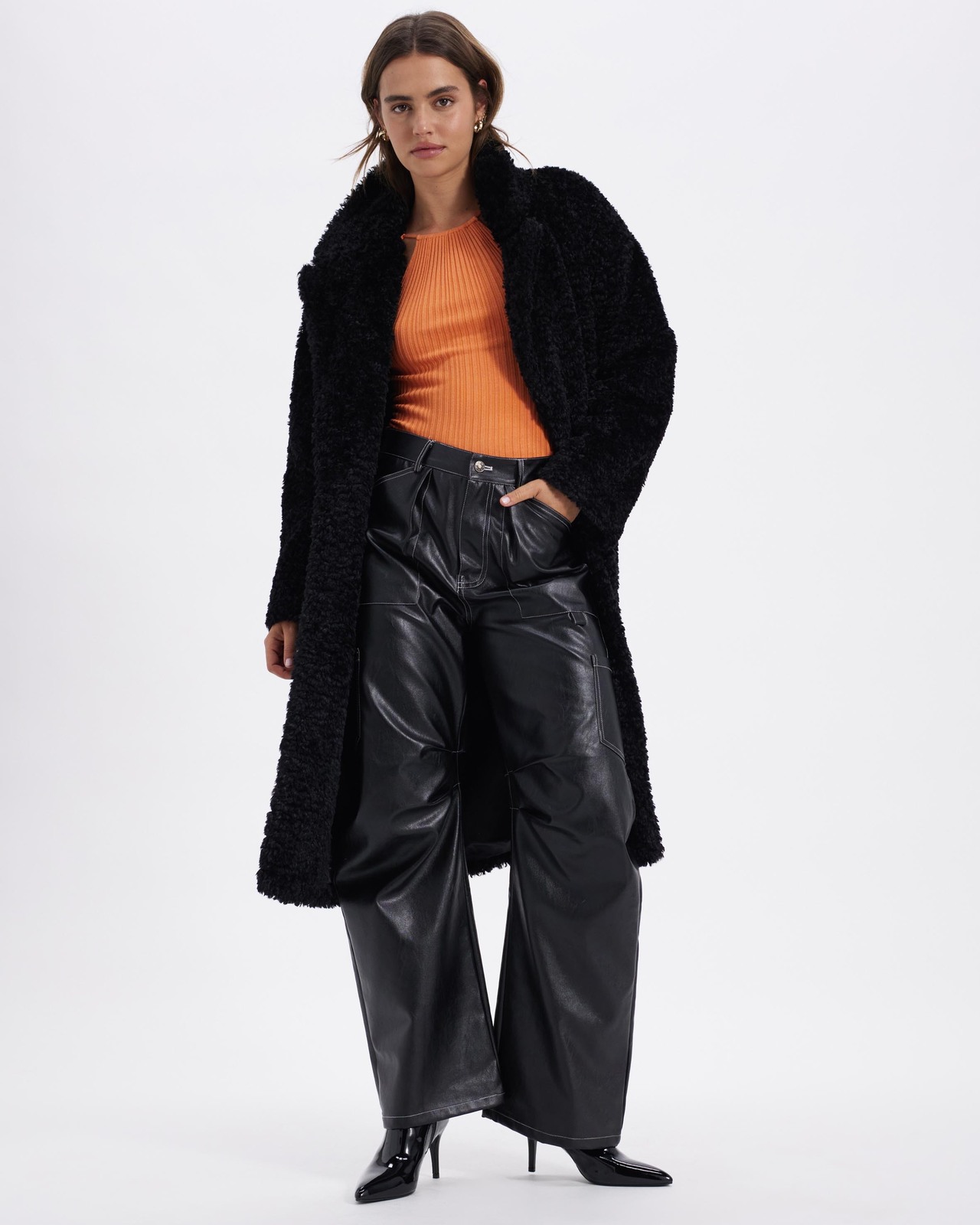 Cuddle Me Oversized Longline Teddy Coat