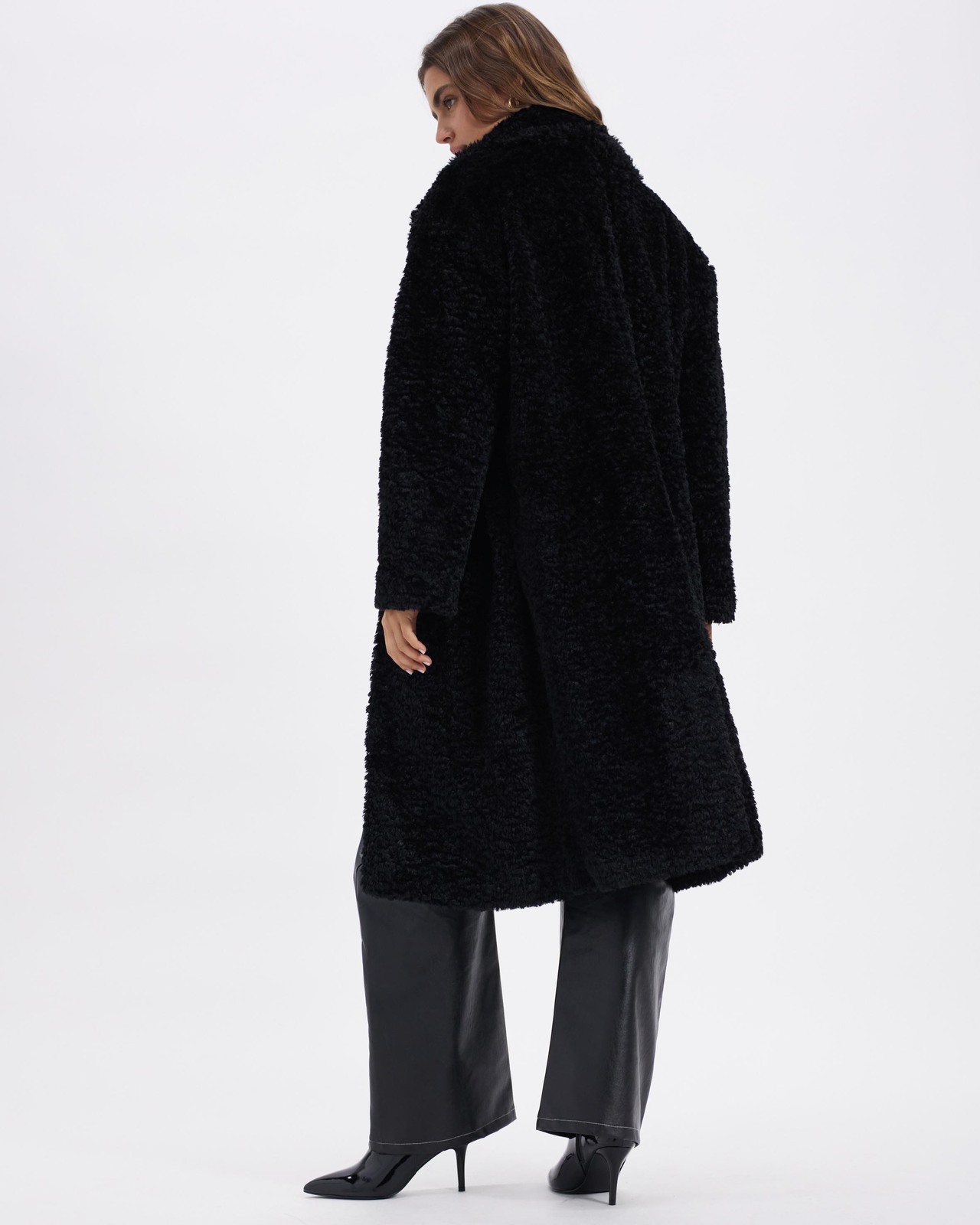Cuddle Me Oversized Longline Teddy Coat