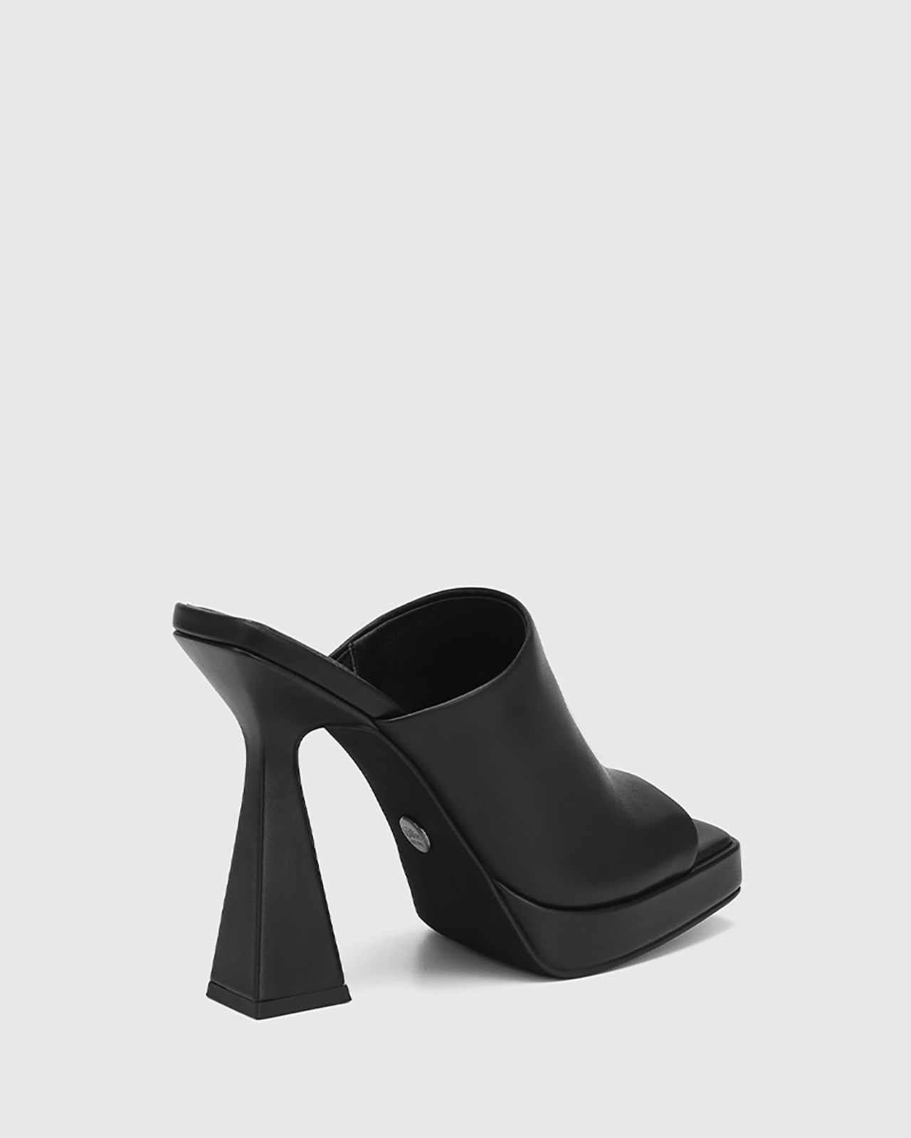 Tours Leather Platform Heel Sandals