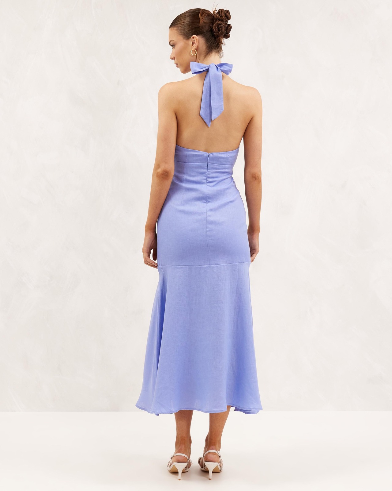 Cross Front Halter Dress