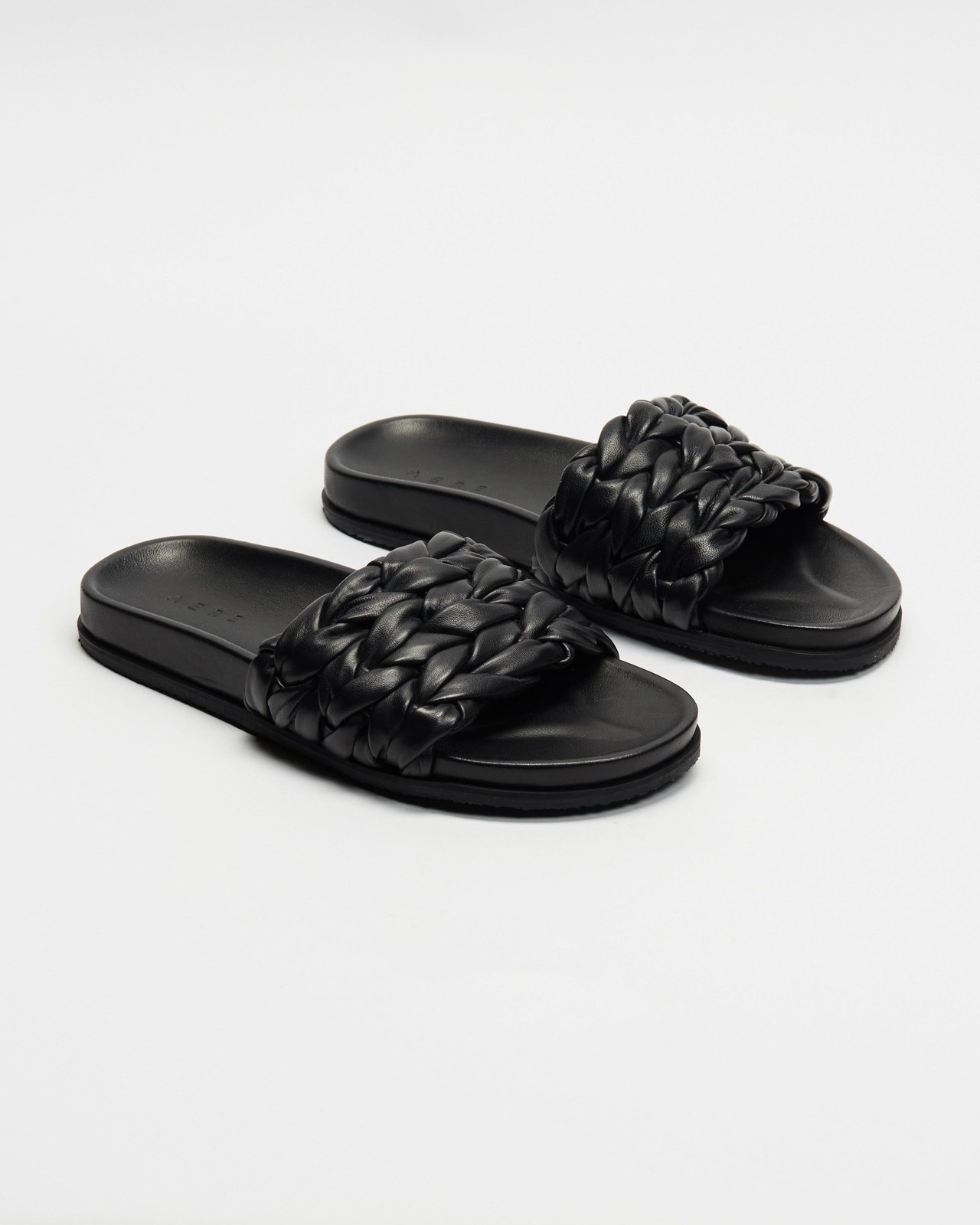 Woven Footbed Slides