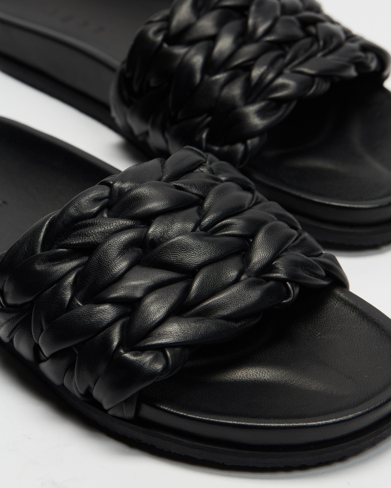 Woven Footbed Slides