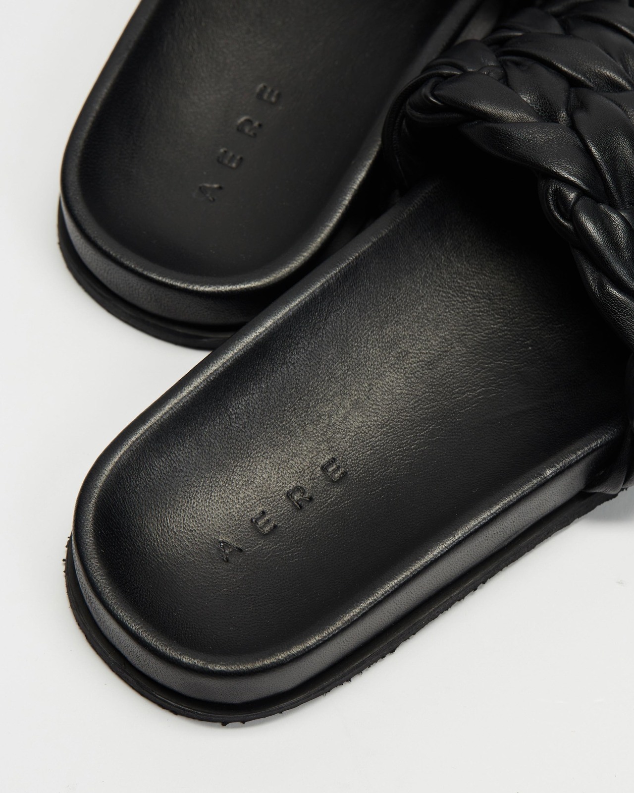 Woven Footbed Slides