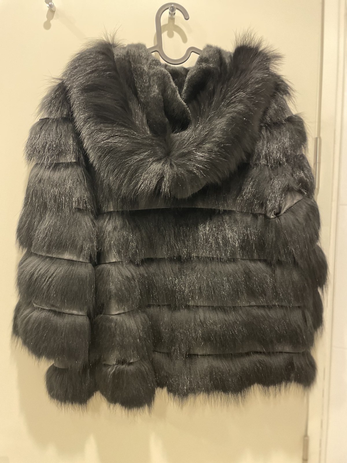 Leather & Fur Hooded Jacket