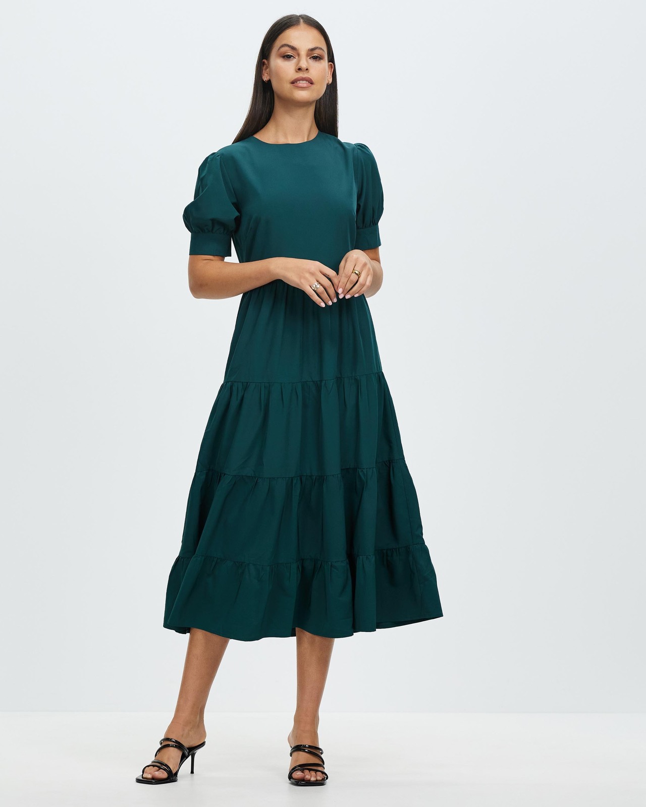 Drew Tiered Midi Dress